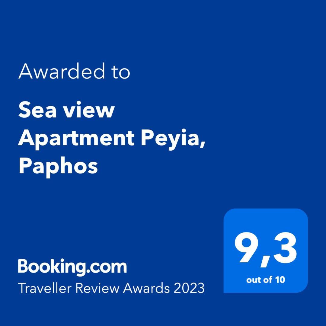 Sea View Apartment Peyia, Pafos Dış mekan fotoğraf